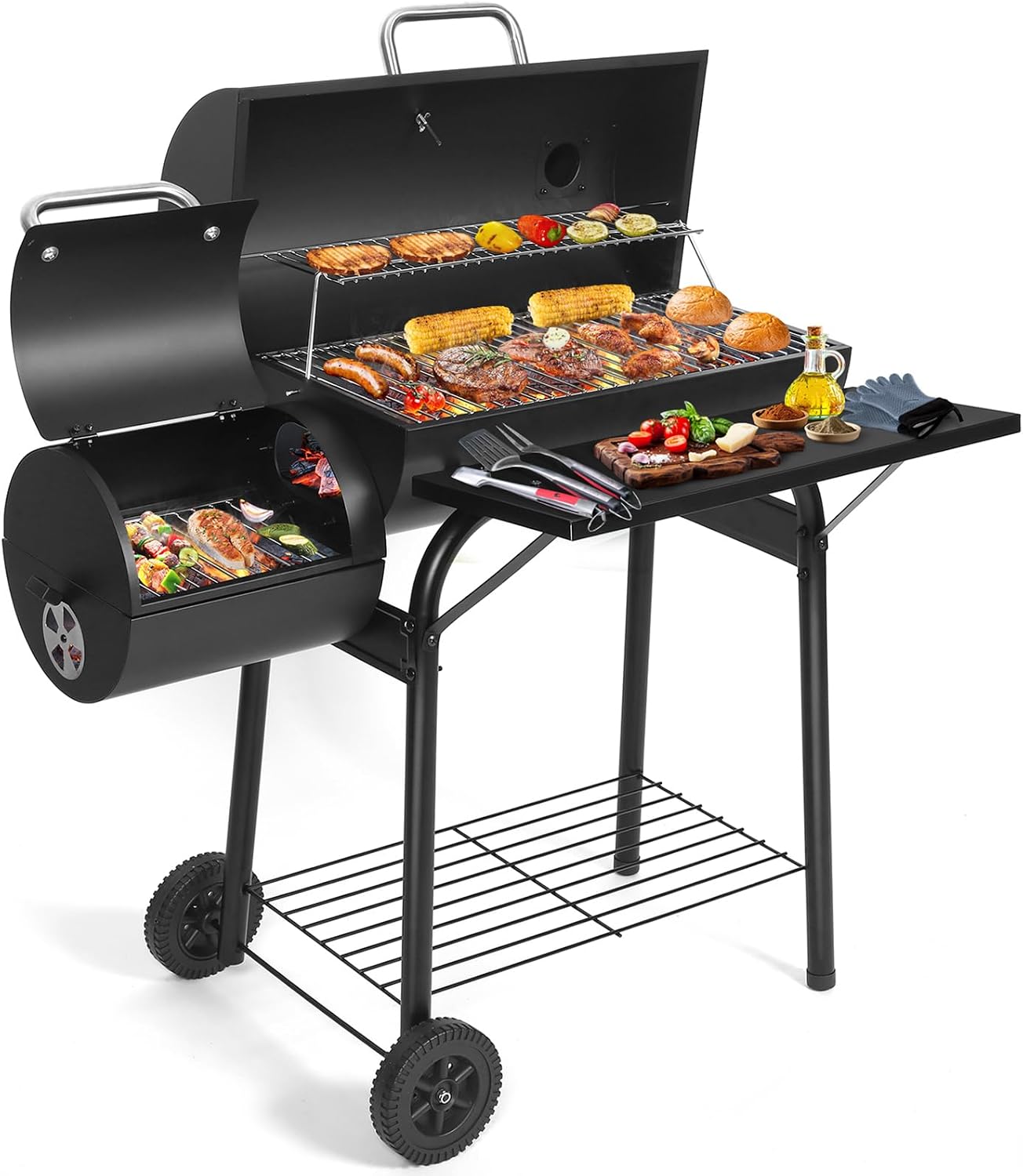 Charcoal Grill Offset Smoker: Charcoal Barbecue Grills - Image 8