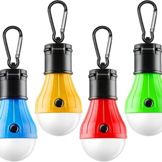 FLY2SKY Portable LED Gear Camping Lights with Clip Hook Emergency Light